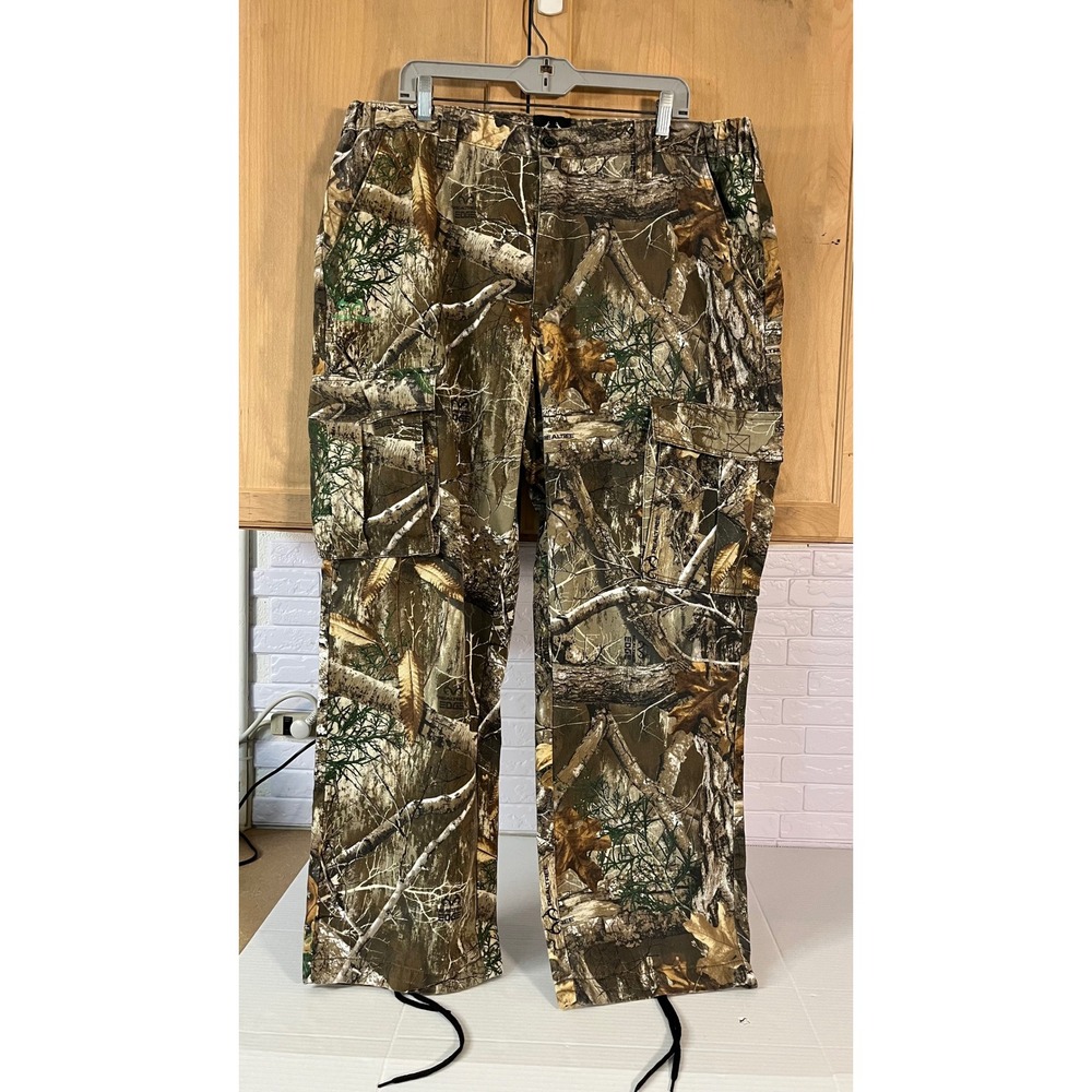 Realtree‎ Cargo Pants Men's XL 40/42 Camo Edge Hunting Outdoor 65444-7-C11